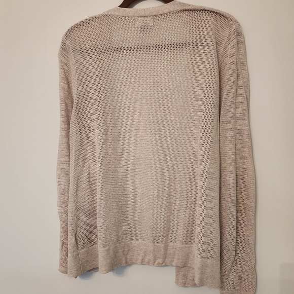 Old Navy Large Cardigan, lightweight beige color - Picture 2 of 4